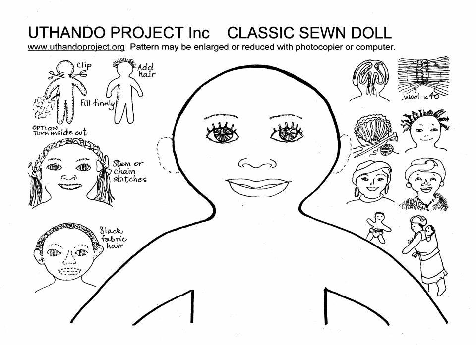 classic sewn doll  top pattern Feb09086