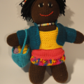 Alusa knitted doll